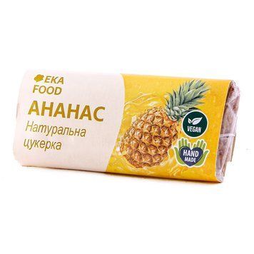 Цукерка натуральна EKA Food "Ананас" 20г 255 фото